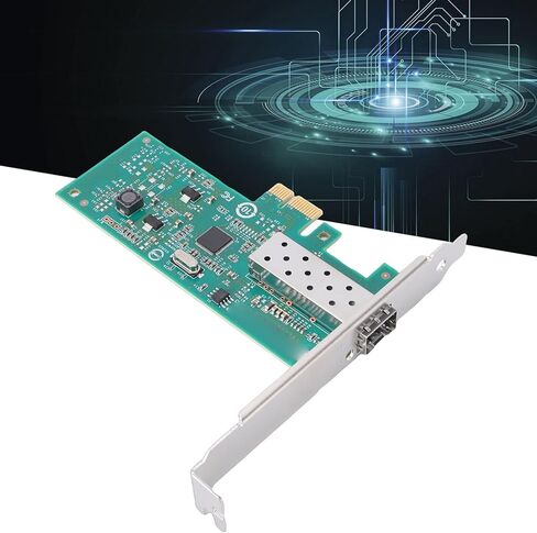 محول بطاقة الشبكة PCIe X1، بطاقة محول إيثرنت بمنفذ SFP فردي بسعة 1 جيجابايت مع وحدة تحكم 210AT، لـ 7 8 10 VMware ESXi in Kuwait