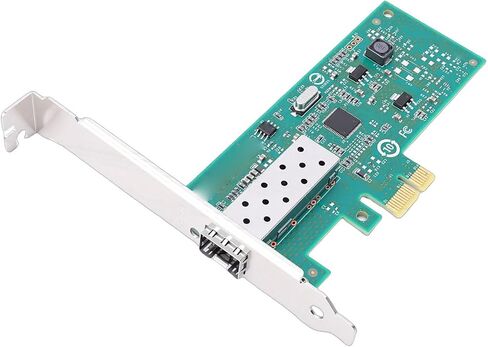 محول بطاقة الشبكة PCIe X1، بطاقة محول إيثرنت بمنفذ SFP فردي بسعة 1 جيجابايت مع وحدة تحكم 210AT، لـ 7 8 10 VMware ESXi in Kuwait