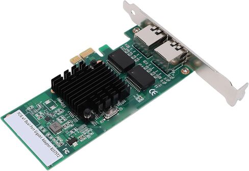 بطاقة شبكة PCI Express، منافذ جيجابت RJ45 مزدوجة 10 100 1000 ميجابت في الثانية مع شريحة 82575، لـ 11 10 8.1 8 7 Vista 2000 و in Kuwait