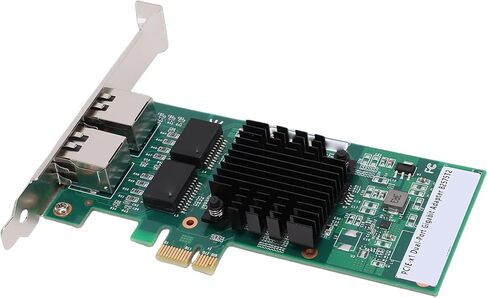 بطاقة شبكة PCI Express، منافذ جيجابت RJ45 مزدوجة 10 100 1000 ميجابت في الثانية مع شريحة 82575، لـ 11 10 8.1 8 7 Vista 2000 و in Kuwait