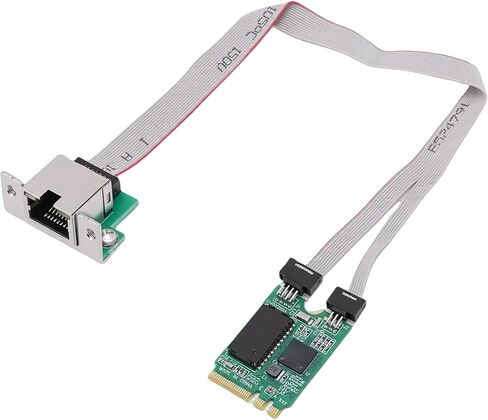 بطاقة شبكة VBESTLIFE M.2 A E Key 2.5G Gigabit Ethernet، منفذ RJ45، لأجهزة الكمبيوتر المحمول المكتبية وأجهزة التحكم الصناعية in Kuwait