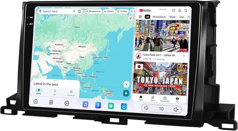 JOYING Car Radio for Toyota Highlander 2014-2019, Android 13 Car Stereo, 10.4 Inch 2K QLED Touch Screen 12GB+256GB with CarPlay & Android Auto, Mirror Link, SWC, AM/FM, GPS, Bluetooth(JY-TT155N12) in Kuwait