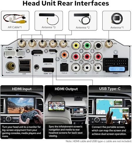 JOYING Car Radio for Toyota Highlander 2014-2019, Android 13 Car Stereo, 10.4 Inch 2K QLED Touch Screen 12GB+256GB with CarPlay & Android Auto, Mirror Link, SWC, AM/FM, GPS, Bluetooth(JY-TT155N12) in Kuwait