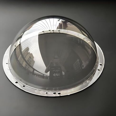 9 Inch Clear Polycarbonate Optical Hemispherical Cover, Surveillance Security Camera Dome Cover, Half Ball Camera Lens Transparent Plastic Cap for High Speed Spherical PTZ Dome Camera in Kuwait