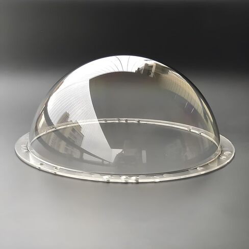 9 Inch Clear Polycarbonate Optical Hemispherical Cover, Surveillance Security Camera Dome Cover, Half Ball Camera Lens Transparent Plastic Cap for High Speed Spherical PTZ Dome Camera in Kuwait