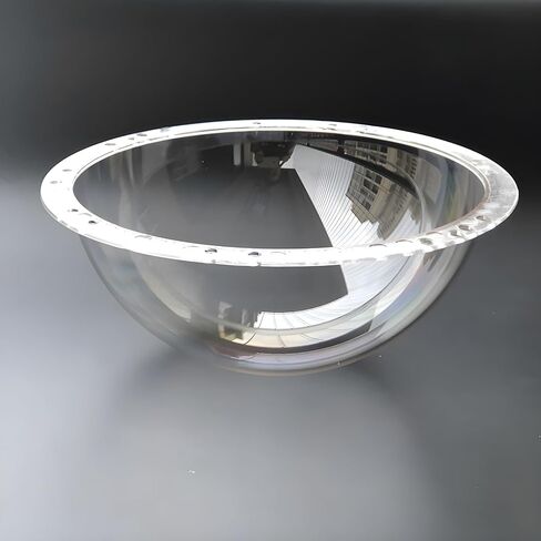 9 Inch Clear Polycarbonate Optical Hemispherical Cover, Surveillance Security Camera Dome Cover, Half Ball Camera Lens Transparent Plastic Cap for High Speed Spherical PTZ Dome Camera in Kuwait