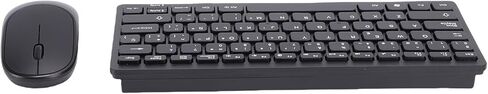 Zunate Spanish Wireless Keyboard, 78 Keys Ergonomic Keyboard and Mouse Combo with 2.4GHz Connection for PC Laptop, Anti Splashing Design and Fade Proof Keys in Kuwait