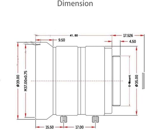 عدسة مجهرية HD عدسة 5 ميجابيكسل 8 مم C Mount Aperture F1.6 FAormat 2/3 بوصة للمراقبة الأمنية IP كاميرا CCTV ملحقات المجهر العدسات للمجهر البصري in Kuwait