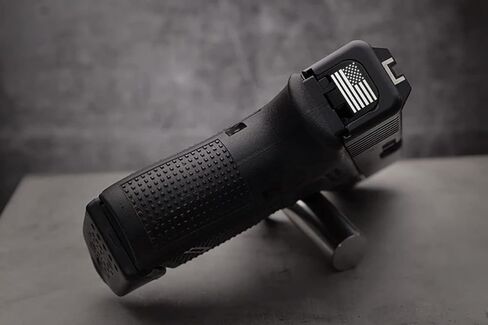 لوحة خلفية منزلق بديلة من الألومنيوم يدوية رائعة لـ Glock، تناسب معظم الموديلات Gen 1-5، باستثناء G20، G42، G43، G43X أو G48، تصميمات العلم الأمريكي الأمريكي in Kuwait