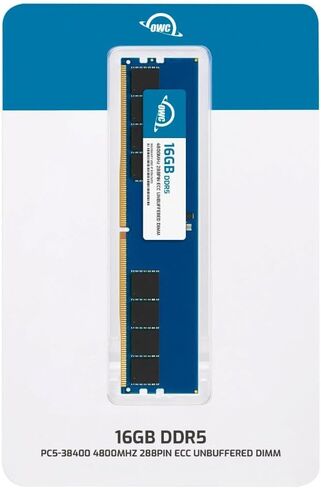 OWC 16GB Replacement for Micron MTC10C1084S1EC48B MTC10C1084S1EC48BR - DDR5 4800 PC5-38400 CL40 1Rx8 288-pin 1.1V ECC Unbuffered UDIMM Memory RAM Module Upgrade in Kuwait