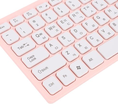 fosa 78 Key Korean Keyboard, Korean Language Keyboard and Mouse Combo 2.4GHz Wireless with Ergonomic Tilt Angle for PC Laptop in Kuwait