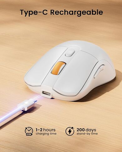 ProtoArc EM15 Bluetooth Wireless Mouse ＆ XK04 Portable Bluetooth Keyboard with PU Leather Cover in Kuwait