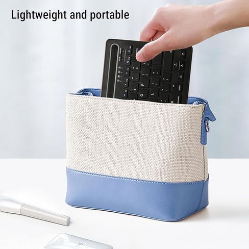Yunseity Wireless Keyboard Mouse Combo, Dual Mode Bluetooth 5.0 and 2.4G Rechargeable, with Ergonomic Mouse and Scissor Switch Keys, for PC Laptop Tablet Phone iOS OS X in Kuwait