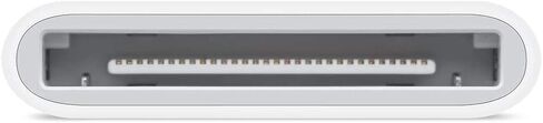 محول Lightning إلى 30 Pin Female لهاتف iPhone، [معتمد من Apple MFi] 8 Pin إلى 30 Pin محول شحن ونقل بيانات لهاتف iPhone 14 13 12 11 Xs X 8 7 6 5 4 iPad iPod - بدون دعم صوتي (أبيض) in Kuwait