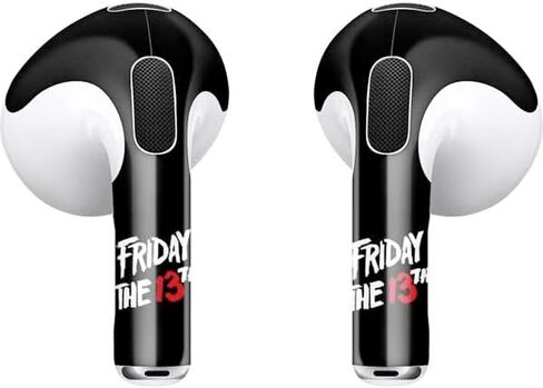 غلاف صوتي من Skinit متوافق مع Apple AirPods (الجيل الثالث، 2021) - تصميم Warner Bros Jason Voorhees المرخص رسميًا in Kuwait