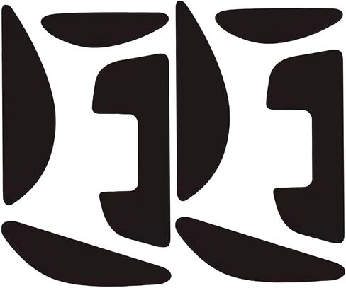 2 Set Black Game Gaming Mouse Feet for Logitech G700/G700S Mouse US in Kuwait
