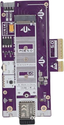 GOWENIC PCIe 5.0 to M.2 NVMe Adapter Card, Remote Startup Card 128Gbps High Speed, SSD Expansion Adapter for Desktop PC Gaming NAS Server in Kuwait