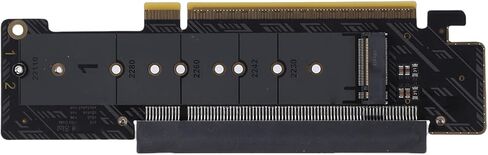 بطاقة محول EBTOOLS PCIe إلى M.2، تدعم PCIe 5.0 4.0 3.0 مع تصميم متشعب لمحركات أقراص M Key SSD ومحولات U.2 NVMe in Kuwait