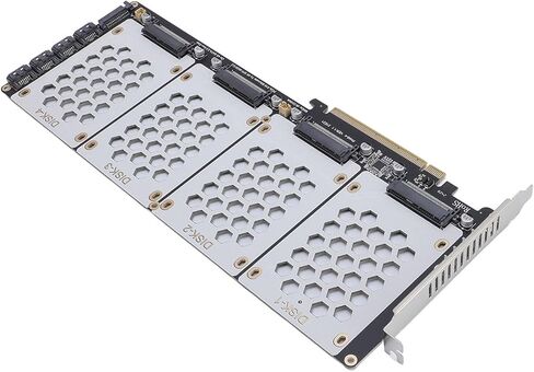 بطاقة محول Zunate U.2 NVME إلى PCIe 4.0 X8 SFF-8639 للقرص الصلب 2.5 بوصة، توسع داخلي عالي السرعة للكمبيوتر مع PCB ثابت وسهل التركيب، يدعم PCIe 4.0 X8 X16 in Kuwait