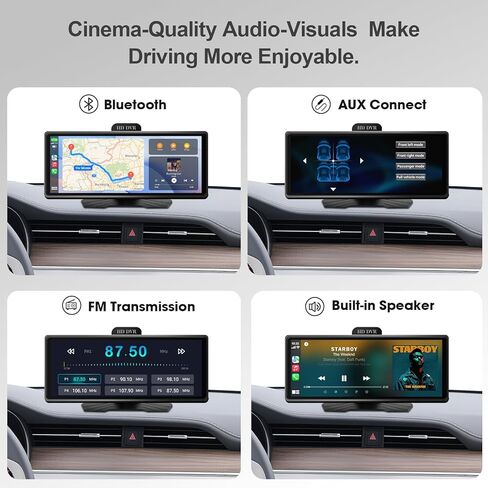 CarPlay اللاسلكي وAndroid Auto - قم بتوصيل جهاز iPhone أو Android الخاص بك بسهولة من أجل النسخ المتطابق للهواتف الذكية والملاحة والتحكم في التطبيقات بدون كابلات. in Kuwait