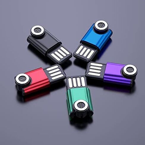 BoxWave Cable Compatible with Logitech G Cloud Gaming Handheld 940-000198 (7 in) - MagnetoSync mini Adapter, Magnet Charging Cable USB Type-C Micro USB - Teal in Kuwait