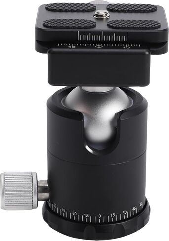 30mm Tripod Ball Head, 360 Degree Rotating Panoramic Ball Head, Arca Type Plate with 8kg Load Capacity, Ideal for DSLR Camera Mirrorless Camera Tripod Monopod in Kuwait
