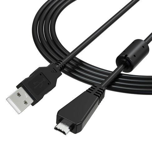 VMC-MD3 Cable Compatible with Sony Cyber-Shot DSC-W350 W360 W380 W390 W560 W570 WX7 WX9 WX30 H70 TX100 TX66 Digital Camera, VMC-MD3 USB Cable for Laptop, PC, 4.9ft in Kuwait