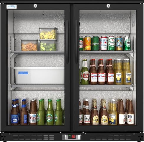 ثلاجة كولمور BC-2DSW-SS، باب مزدوج، ستانلس ستيل in Kuwait