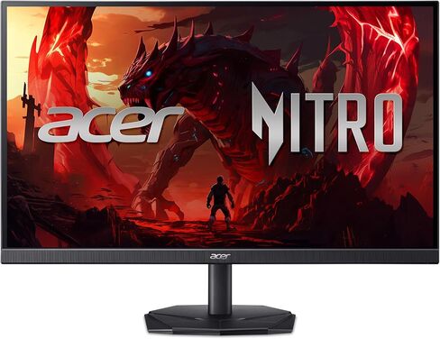 شاشة ألعاب acer Nitro مقاس 27 بوصة | دقة Full HD 1920 x 1080 | IPS | ZeroFrame | AMD FreeSync Premium | معدل تحديث 240 هرتز | ما يصل إلى 0.5 مللي ثانية | sRGB 99% | 1 × منفذ عرض 1.4 و2 × HDMI 2.0 | KG271 W3biip in Kuwait