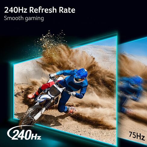 شاشة ألعاب acer Nitro مقاس 27 بوصة | دقة Full HD 1920 x 1080 | IPS | ZeroFrame | AMD FreeSync Premium | معدل تحديث 240 هرتز | ما يصل إلى 0.5 مللي ثانية | sRGB 99% | 1 × منفذ عرض 1.4 و2 × HDMI 2.0 | KG271 W3biip in Kuwait