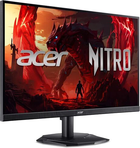 شاشة ألعاب acer Nitro مقاس 27 بوصة | دقة Full HD 1920 x 1080 | IPS | ZeroFrame | AMD FreeSync Premium | معدل تحديث 240 هرتز | ما يصل إلى 0.5 مللي ثانية | sRGB 99% | 1 × منفذ عرض 1.4 و2 × HDMI 2.0 | KG271 W3biip in Kuwait
