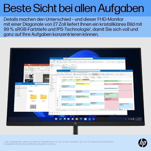 HP E27 G5 IPS FHD 1920x1080 DP/HDMI 250cd - شاشة مسطحة -، W128173075 (DP/HDMI 250cd - شاشة مسطحة - IPS) in Kuwait