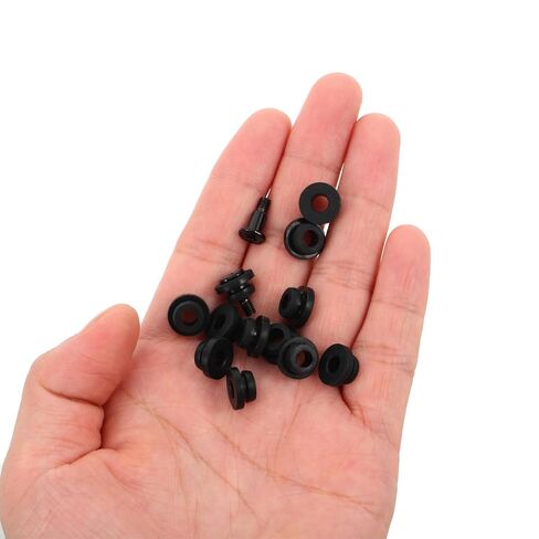 NUOBESTY 30pcs 2.5 Inch Hard Disk Drive Mounting Screws Anti-Vibration HDD Screws for Laptop PC Computer Storage Shock Absorbing Fasteners in Kuwait