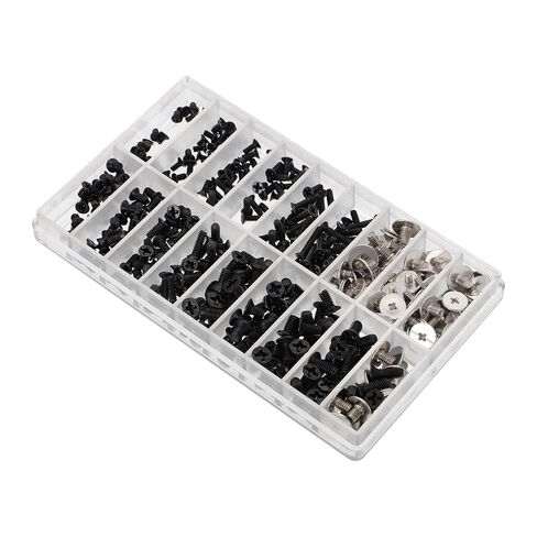 360pcs M2/m2.5/m3 Rust-Proof Flat Head Computer Screws Stainless Steel Wear-Resistant Small Screws for Electronic Repair and PC Maintenance in Kuwait