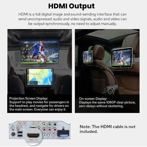 راديو Joying Single Din يعمل باللمس 12.95 بوصة ستيريو سيارة مع Apple Carplay وAndroid Auto، 4GB+64GB Android 13 وحدة رئيسية مع وصلة مرآة، AM/FM، بلوتوث، SWC، GPS (JY-UTS14N4) in Kuwait