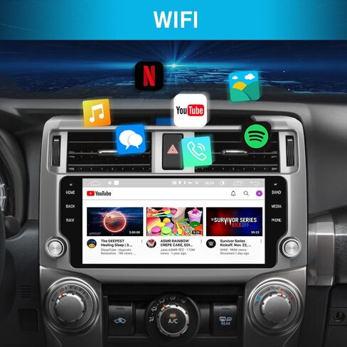 Jusnun Car Radio Stereo Android 13 for Toyota 4runner 2010-2022 Head Unit with Android Auto CarPlay in Kuwait