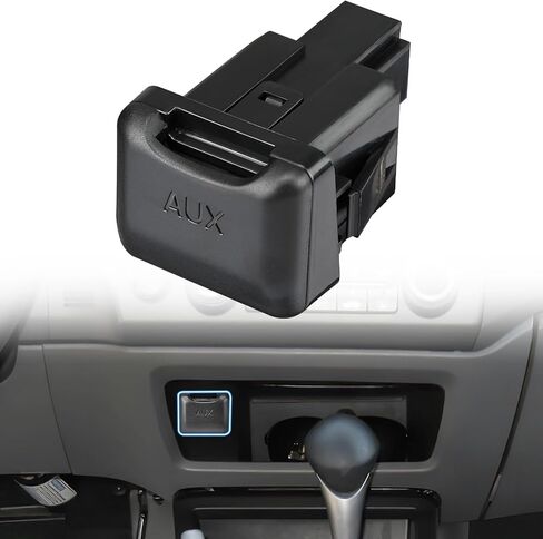 JOYTUTUS Aux Port Replacement Compatible with 2006-2011 Civic 2009-2011 CRV, Auxiliary Port Jack Adapter Replacement 39112-SNA-A01/39112SNAA01, Auxiliary Input Adapter Audio Input Jack in Kuwait