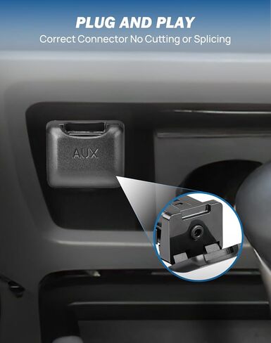 JOYTUTUS Aux Port Replacement Compatible with 2006-2011 Civic 2009-2011 CRV, Auxiliary Port Jack Adapter Replacement 39112-SNA-A01/39112SNAA01, Auxiliary Input Adapter Audio Input Jack in Kuwait
