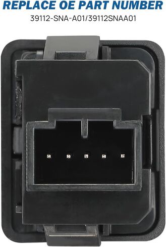 JOYTUTUS Aux Port Replacement Compatible with 2006-2011 Civic 2009-2011 CRV, Auxiliary Port Jack Adapter Replacement 39112-SNA-A01/39112SNAA01, Auxiliary Input Adapter Audio Input Jack in Kuwait