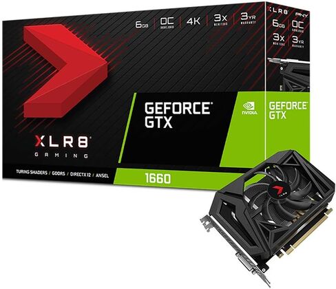 بطاقة رسومات PNY GeForce GTX 1660 6GB XLR8 Gaming Overclocked Edition in Kuwait