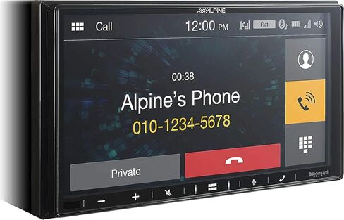 جهاز استقبال Alpine iLX-W670 مقاس 7 بوصات مزود بتقنية البلوتوث مع Carplay/Android لـ 1999-2004 Ford F-250/350/450/550 in Kuwait