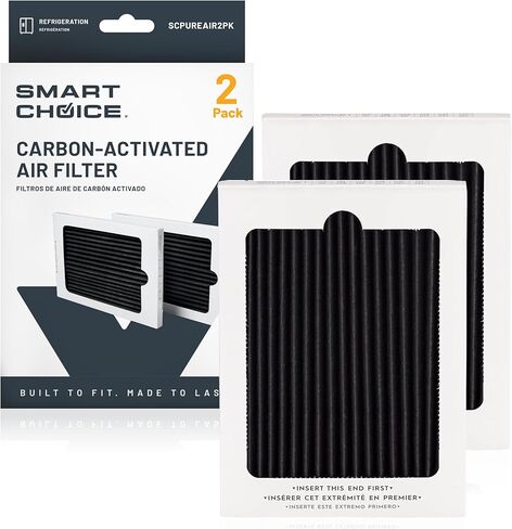 Smart Choice SCPUREAIR2PK Pure Air Ultra Refrigerator Air Filter, 6.5" x 4.75", 2 Filters in Saudi Arabia