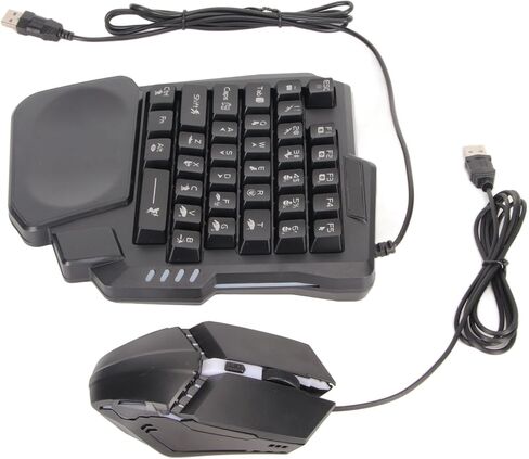 Keyboard Mouse Converter Set, Plug and Play RGB Gaming Combo, 120 No Latency Converter Set for Mobile Devices in Kuwait