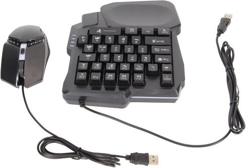 Keyboard Mouse Converter Set, Plug and Play RGB Gaming Combo, 120 No Latency Converter Set for Mobile Devices in Kuwait