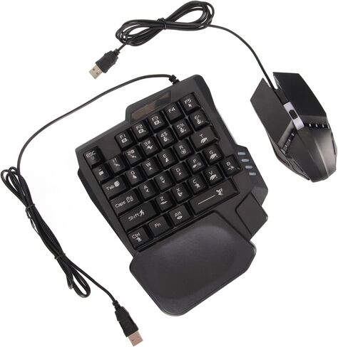Keyboard Mouse Converter Set, Plug and Play RGB Gaming Combo, 120 No Latency Converter Set for Mobile Devices in Kuwait