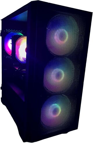 كمبيوتر مكتبي للألعاب Geforce RTX 4060 AMD Ryzen 7 4.6 Ghz Turbo Max 8-Core + 32GB DDR4 3200MHZ RAM + 1TB SSD SSD NVME التوصيل والتشغيل Windows 11 Pro Gaming Tower نظام كمبيوتر مخصص in Kuwait