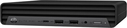 HP EliteDesk 600 G9 Mini Desktop (2023) | Core i3-12100T - 256GB SSD Hard Drive - 8GB RAM | 4 cores @ 4.1 GHz Win 11 Pro Black (Renewed) in Kuwait