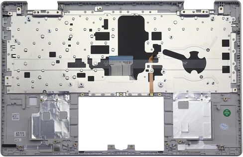 BestParts Palmrest with Backlit Keyboard Replacement for HP Pavilion X360 14-EK 14T-EK 14 inch, Silver with Fingerprint Hole - N09603-001 in Kuwait