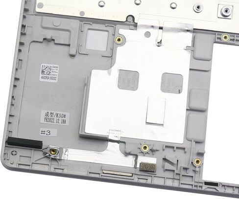 BestParts Palmrest with Backlit Keyboard Replacement for HP Pavilion X360 14-EK 14T-EK 14 inch, Silver with Fingerprint Hole - N09603-001 in Kuwait
