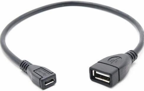 2 Pcs USB 2.0 Female to USB Female Extension Adapter Laptop Charger Data Transmission Extension Converter for Phone Data Transfer Cable Charging Cable Electronics in Kuwait